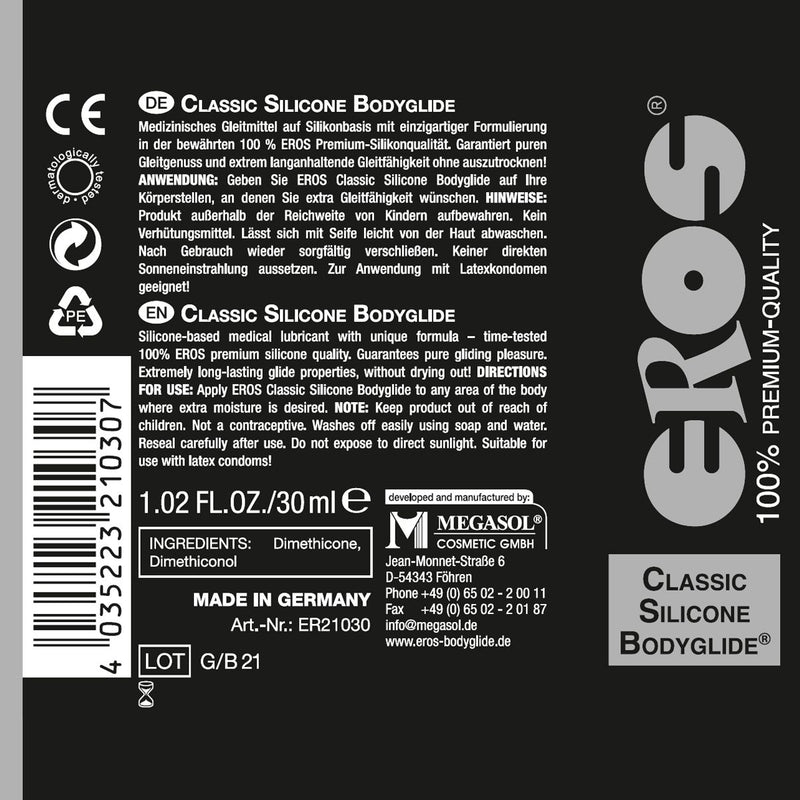 EROS | Classic Silicone Body Glide