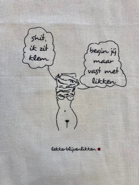 Lekker Blijven Likken | tote bag